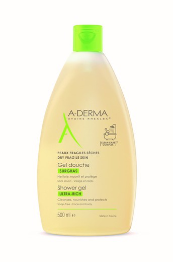 A-Derma Gel Ducha Líquido Sobregraso 500ml