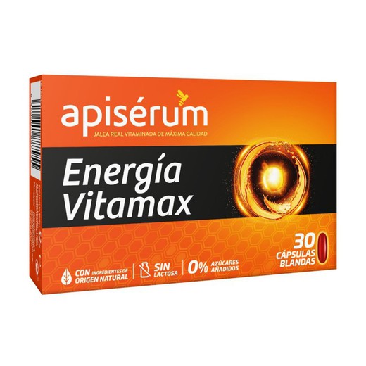 Apiserum Energia Vitamax 30 Caps
