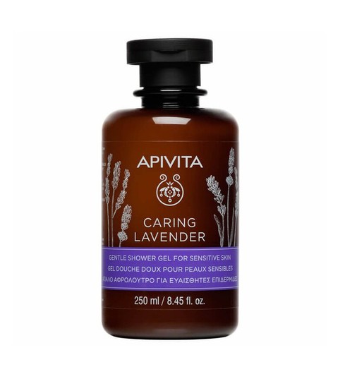 Apivita Caring Lavender Gel de Ducha Suave Piel Sensible 250ml