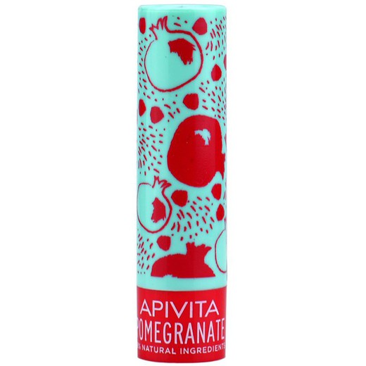 Apivita Bálsamo Labial con Granada Color Natural Rosado