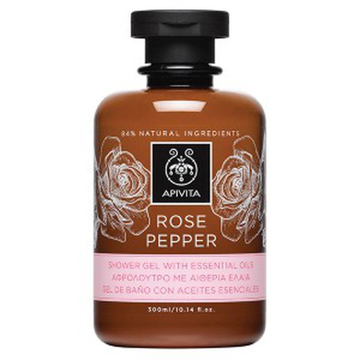 Apivita Rose Pepper Gel de Ducha con Rosa 250ml