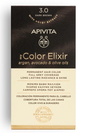 Apivita Tinte Castaño Oscuro Nº3.00