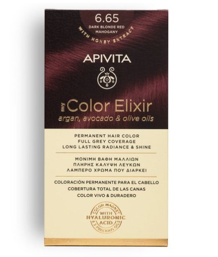 Apivita Tinte Rubio Oscura Caoba Nº6.65