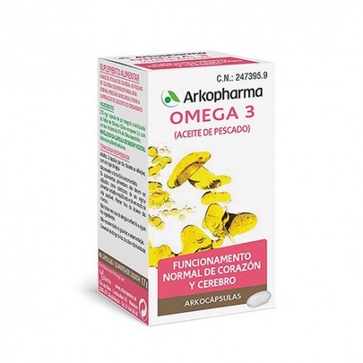 Arkocápsulas Omega 3 Aceite de Pescado 50 Cápsulas