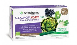 Arkofluido Alcachofa, Hinojo, Mate y Uva Bio Forte 20 Ampollas