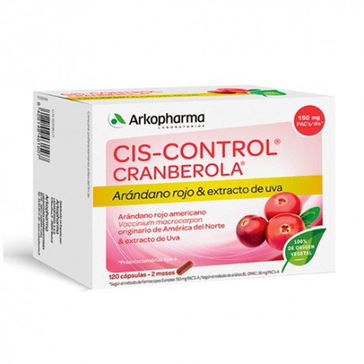 Arkopharma Cis-Control Cranberola 120 Cápsulas