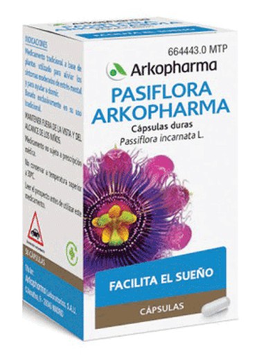 Arkopharma Pasiflora Facilita el Sueño 45 Cápsulas