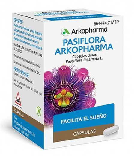 Arkopharma Pasiflora Facilita el Sueño 84 Cápsulas