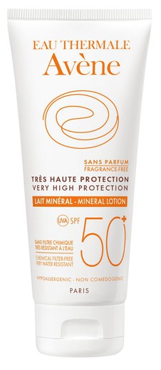 Avène Leche Mineral Solar SPF50+ Muy Alta Protección Pantalla Física 50ml