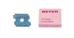 Beter 10 Hojas Recambio Cortacallos