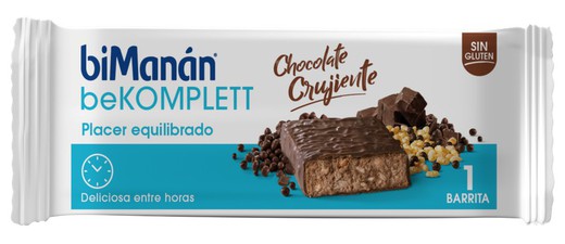 BiManán Bekomplett Chocolate Crujiente 1 Barrita