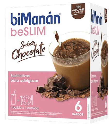 BiManán Beslim Chocolate 6 Batidos