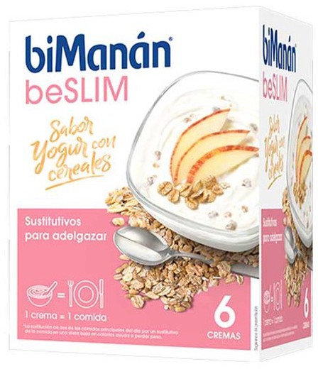 BiManán Beslim Yogur con Cereales 6 Cremas