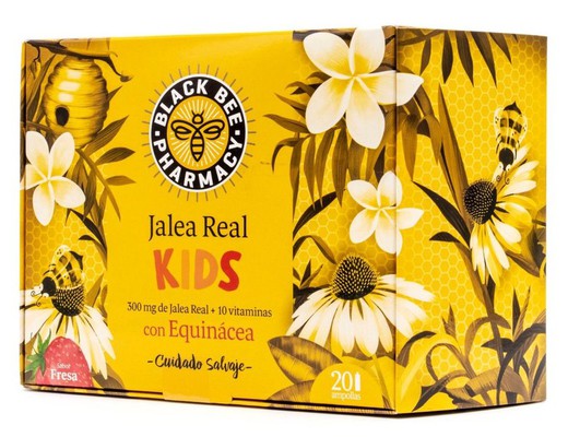 Black Bee Jalea Real Kids 20 Ampollas