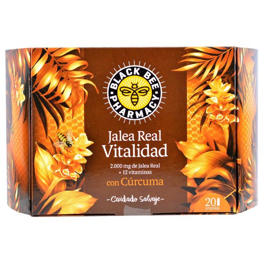 Black Bee Jalea Real Vitalidad 20 Ampollas