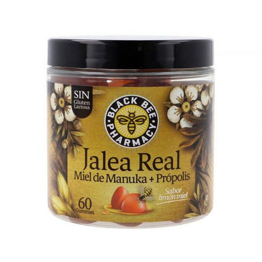 Black Bee Pharmacy Jalea Real 60 Gummies Sabor Limon Miel 60 UD