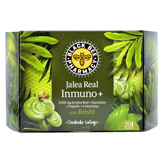 Black Bee Jalea Real Inmuno Plus 20 Ampollas
