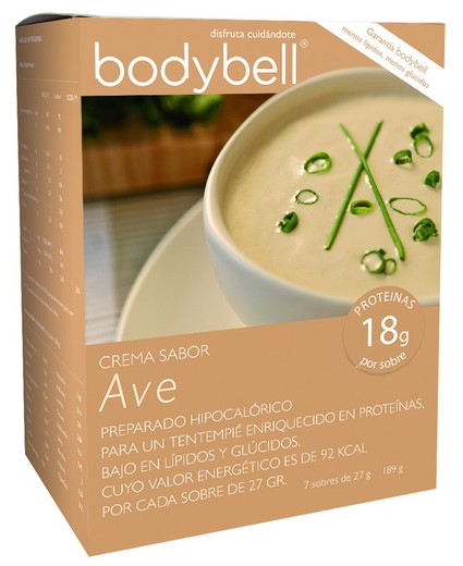 Bodybell Caja Crema Sabor Ave 7 Sobres