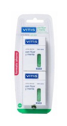 Cinta Dental Vitis Flúor y Menta Duplo 2x50m