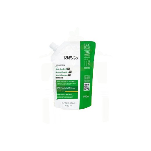 Dercos Champu Anticaspa DS Cabello Seco 1 Bolsa 500ml