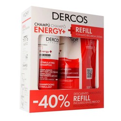 Dercos Duplo Champú Energi + Recarga 500ml