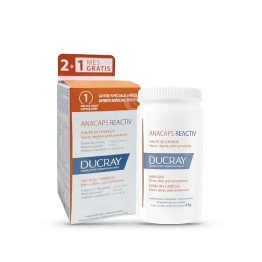 Ducray Anacaps Reactiv Trio 90 Caps (2+1)