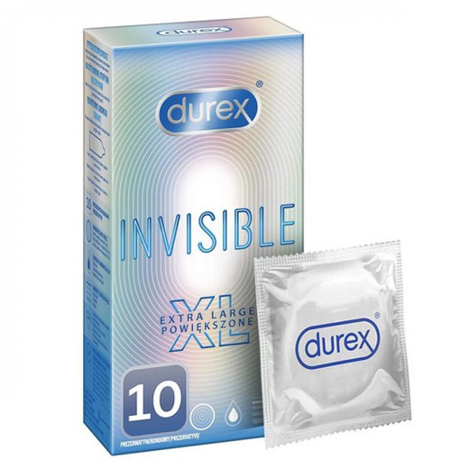 Durex Invisible XL Preservativos 10u