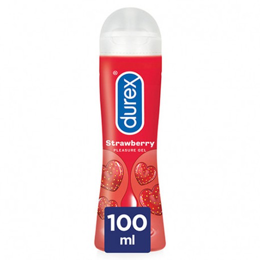 Durex Lubricante Sabor Fresa Base Agua 100ml