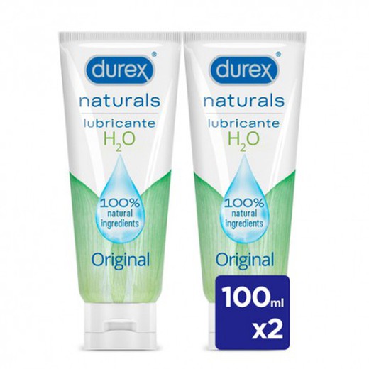 Durex Naturals Lubricante H2O Duplo 2x100ml