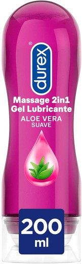 Durex Play Massage 2 en 1 Gel Lubricante Suave Aloe Vera 200ml