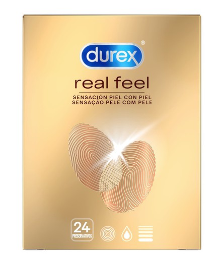 Durex Preservativos Real Feel 24uds