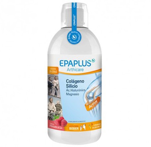 Epaplus Arthicare Colágeno + Silicio + Ácido Hialurónico + Magnesio Líquido Sabor Frambuesa 1l