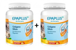 Epaplus Arthicare Colágeno + Silicio + Ácido Hialurónico + Magnesio Polvo Sabor Limón Duplo 2x334g