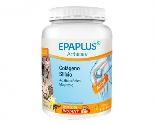 Epaplus Arthicare Colágeno + Silicio + Ácido Hialurónico + Magnesio Polvo Sabor Vainilla 326g