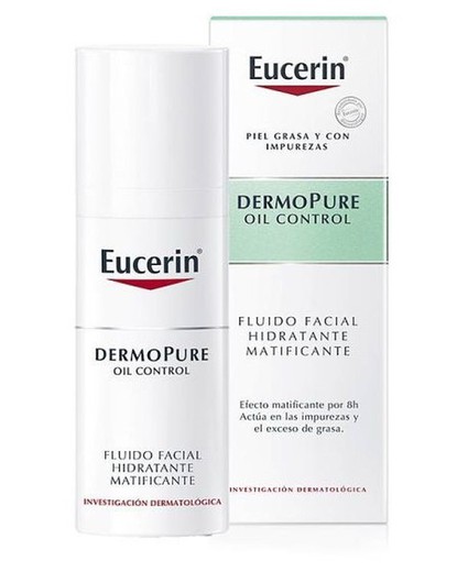 Eucerin DermoPure Oil Control Fluido Facial Hidratante Matificante 50ml