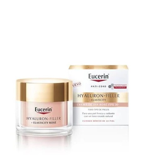 Eucerin Hyaluron-Filler + Elasticity Día Rosé FPS 30