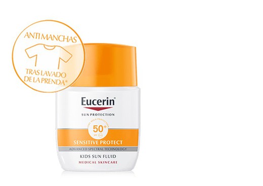 Eucerin Sun Kids Fluid Sensitive Protect SPF50 Pocket Size 50ml