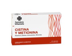 Farmacia Viñamata Cistina Metionina 60 Cápsulas