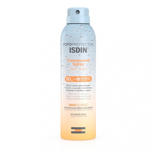 Isdin Fotoprotector SPF 50+ Spray Transparente Wet Skin 200ml