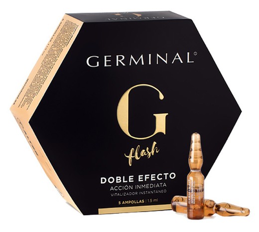 Germinal Accion Inmediata Doble Efecto Flash 5 Ampollas de 1,5ml