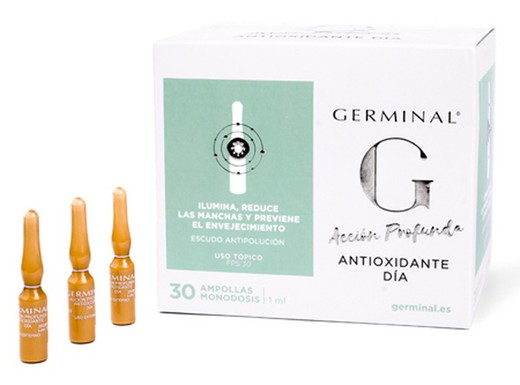 Germinal Acción Profunda Antioxidante Día 30 Ampollas de 1ml