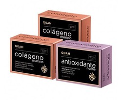 GOAH Clinic Pack 2 Colágeno Marino + 1 Antioxidante Noche 180 Cápsulas