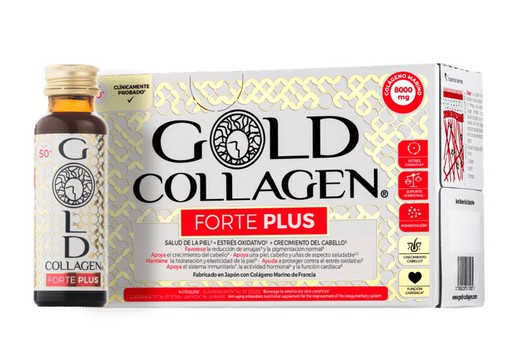 Gold Collagen Forte Plus 10 Frascos 50ml