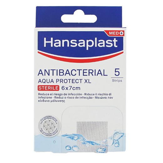 Hansaplast Antibacteriano Aqua Protect XL Apósitos 5uds