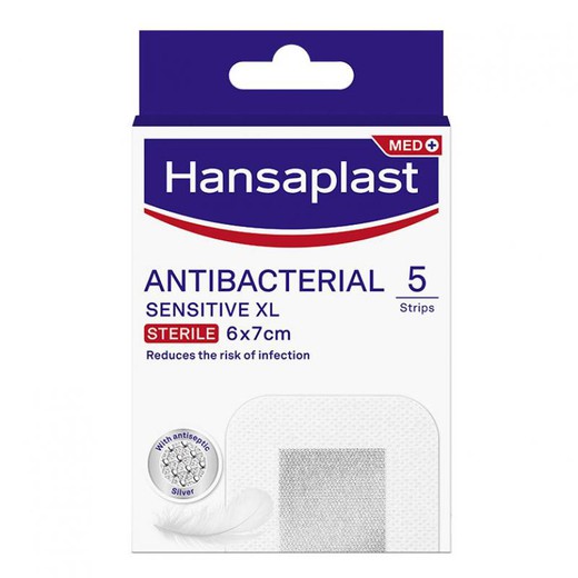 Hansaplast Antibacteriano Sensitive XL Apósitos 5uds