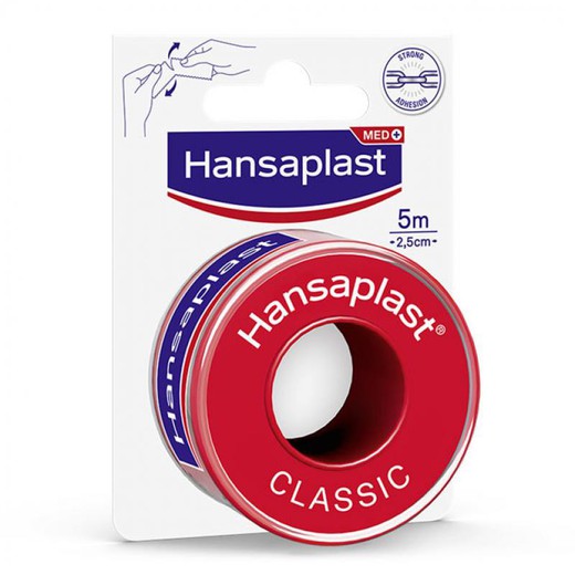 Hansaplast Classic Esparadrapo 5m x 2,5cm