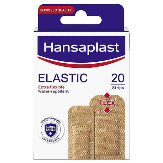 Hansaplast Elastic Tiritas 20uds