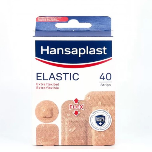 Hansaplast Elastic Tiritas 40uds