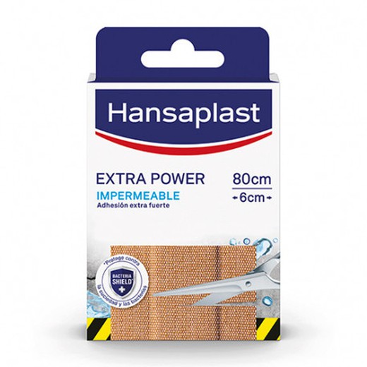 Hansaplast Extra Fuerte Impermeable Tira 80m x 6cm