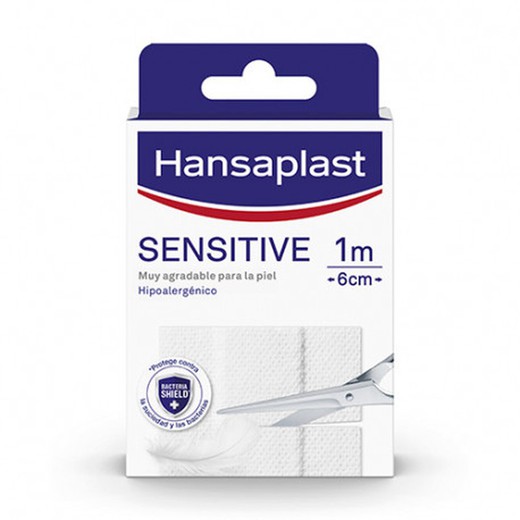 Hansaplast Sensitive Tira 1m x 6cm
